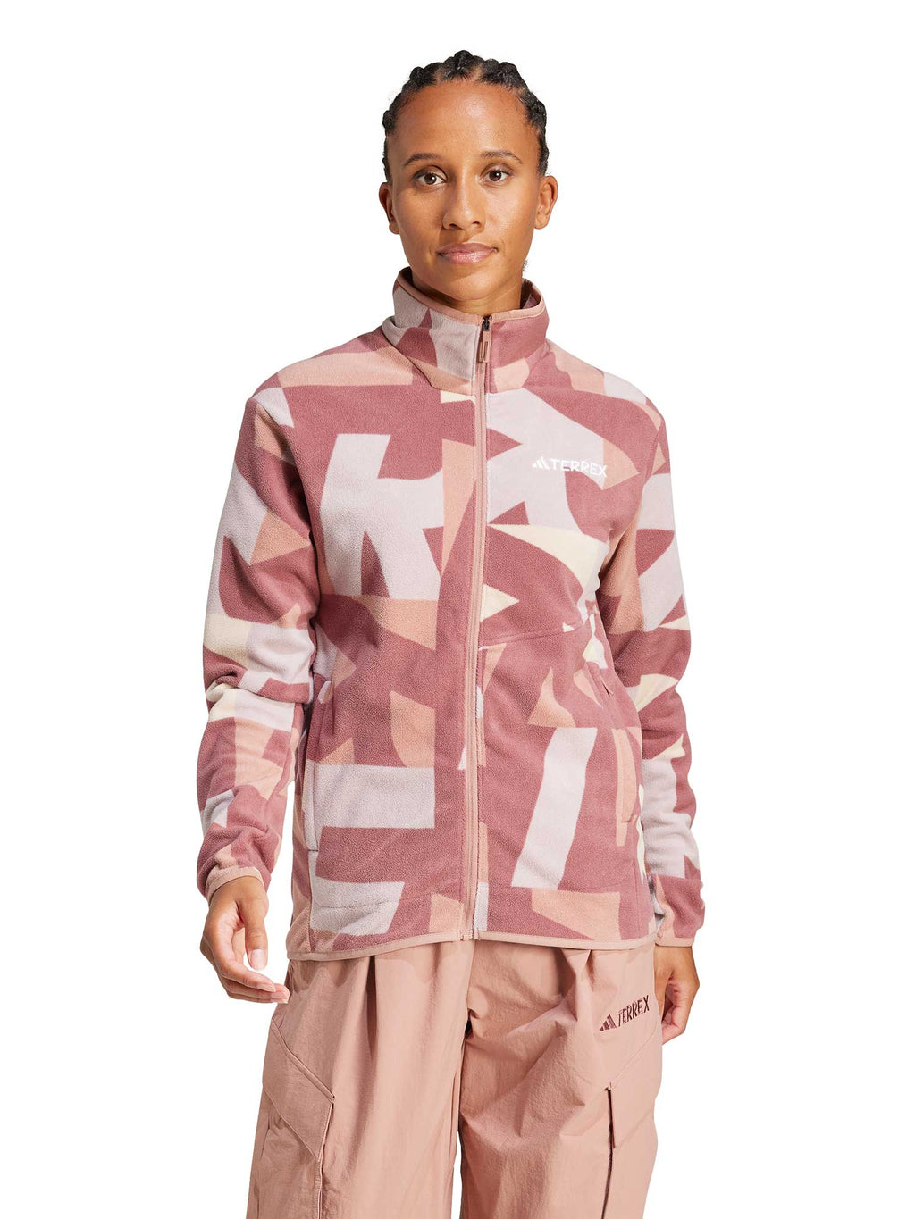 ADIDAS PERFORMANCE Полар Terrex Multi Printed Full-Zip Fleece Jacket