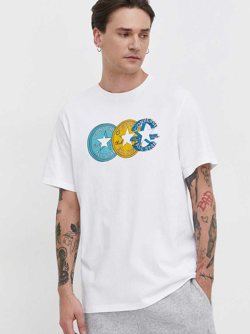 CONVERSE Тениска CHUCK PATCH DISTORT TEE