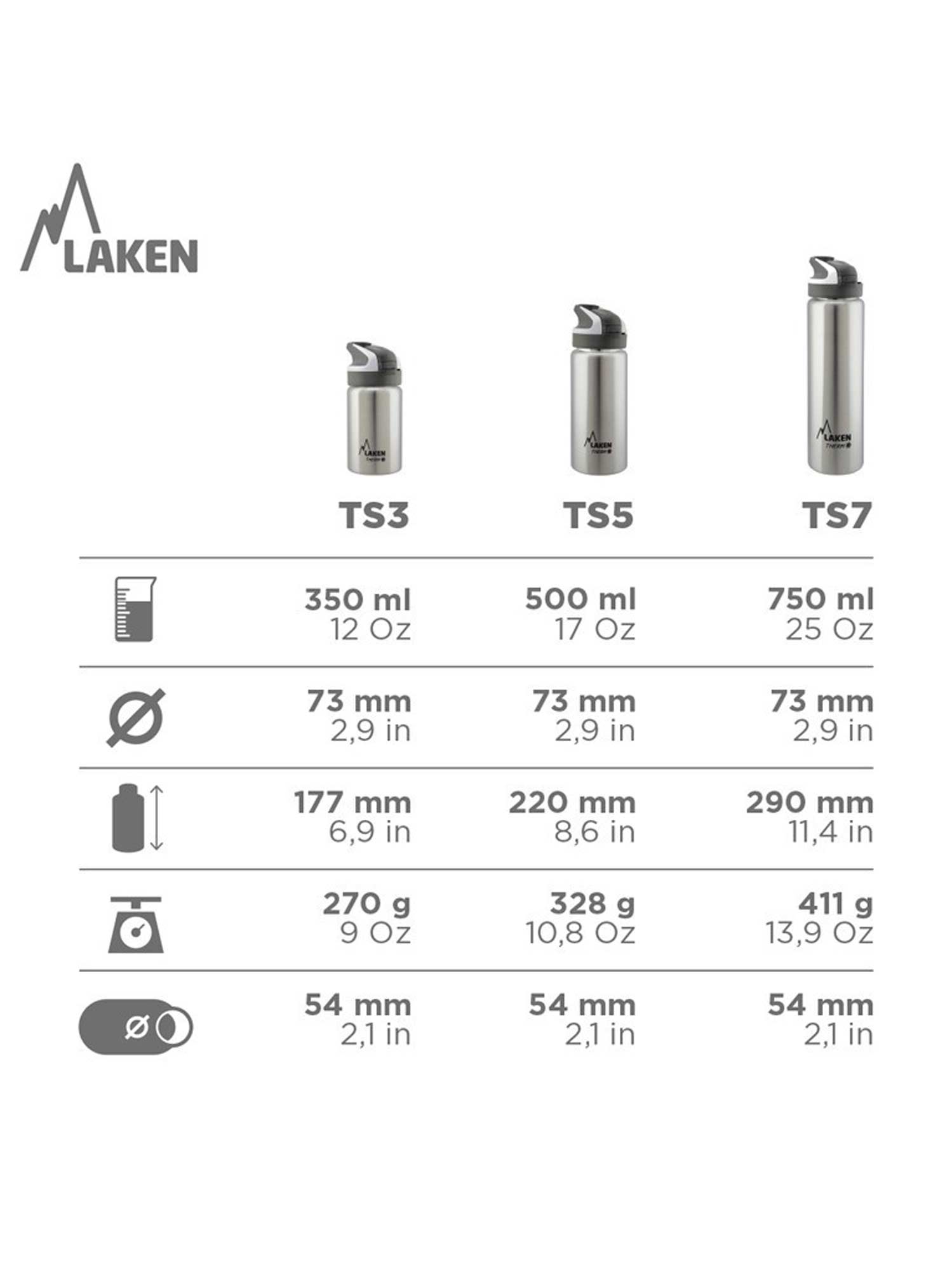 LAKEN Термо бутилка Summit 0.35L