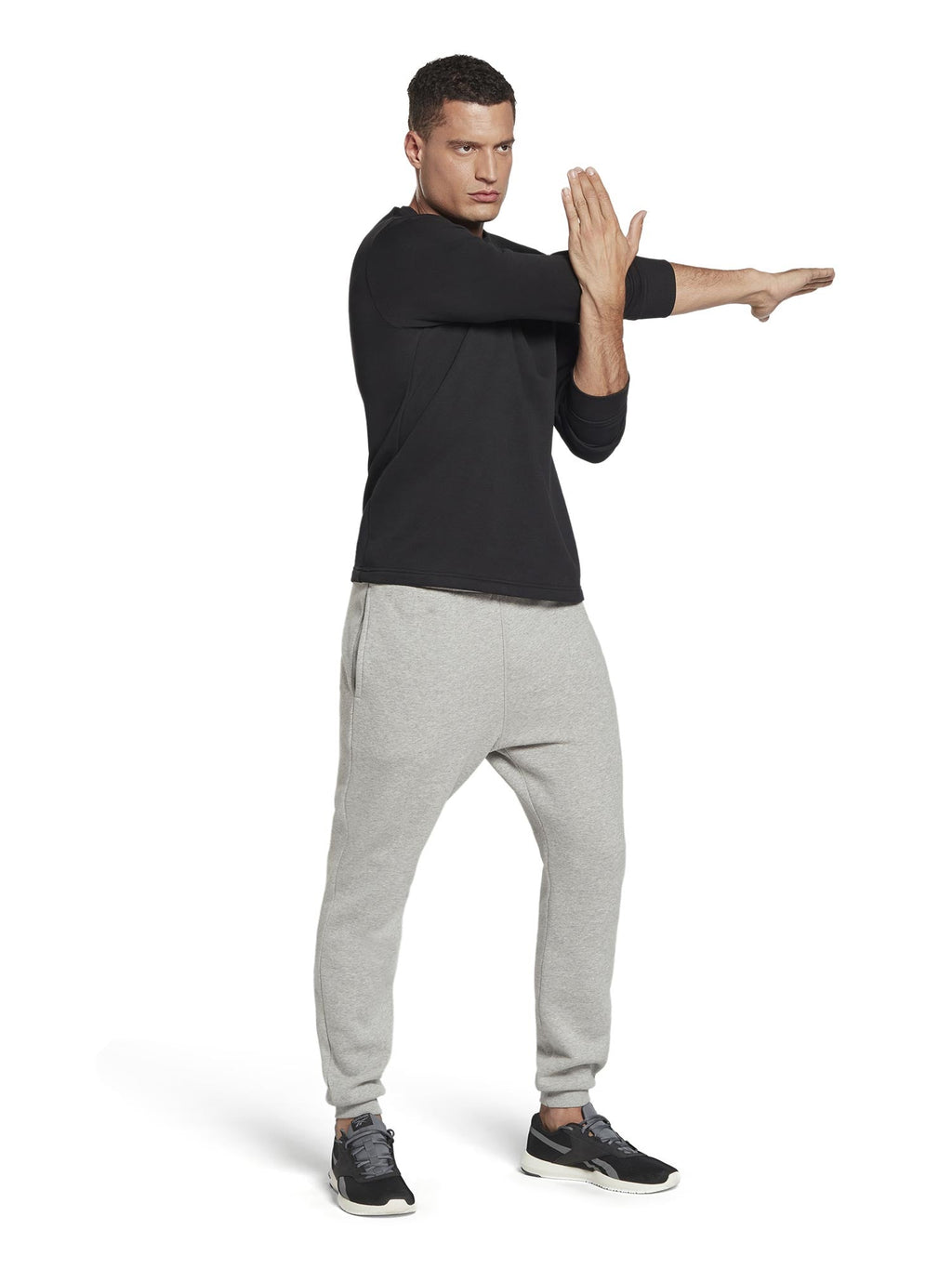 REEBOK Блуза Workout Ready Piping Crew
