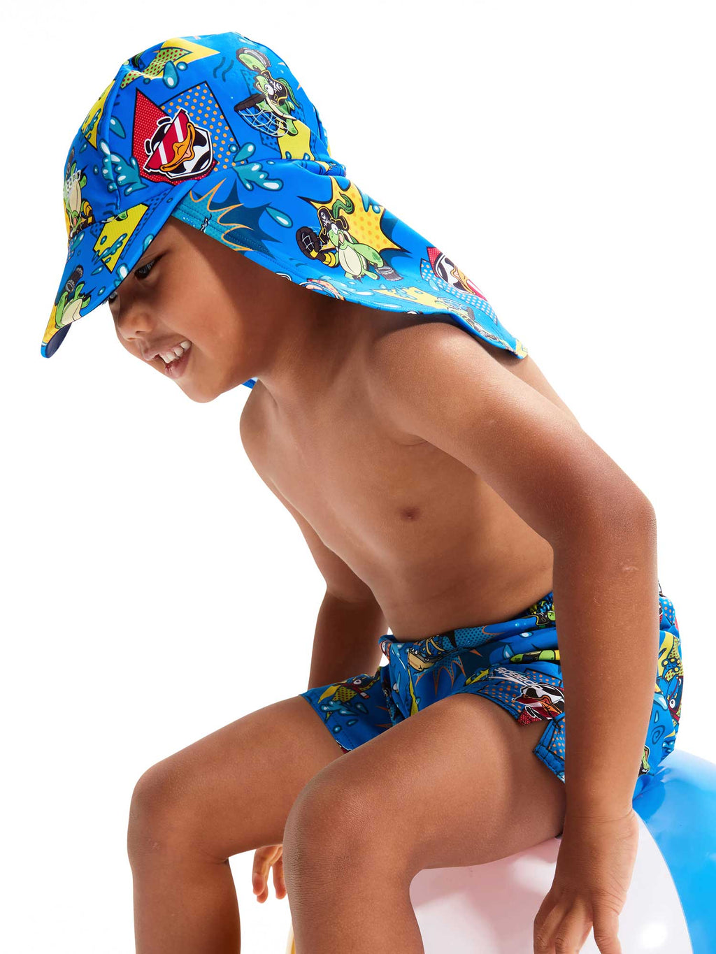 SPEEDO Шапка с UV защита BOYS LEARN TO SWIM SUN HAT