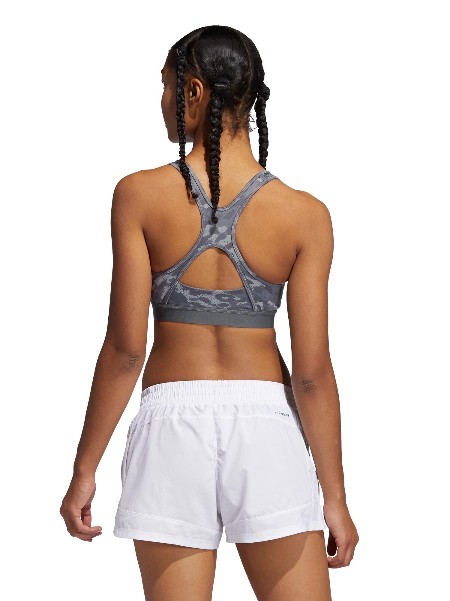 ADIDAS Спортен сутиен BELIEVE THIS AOP