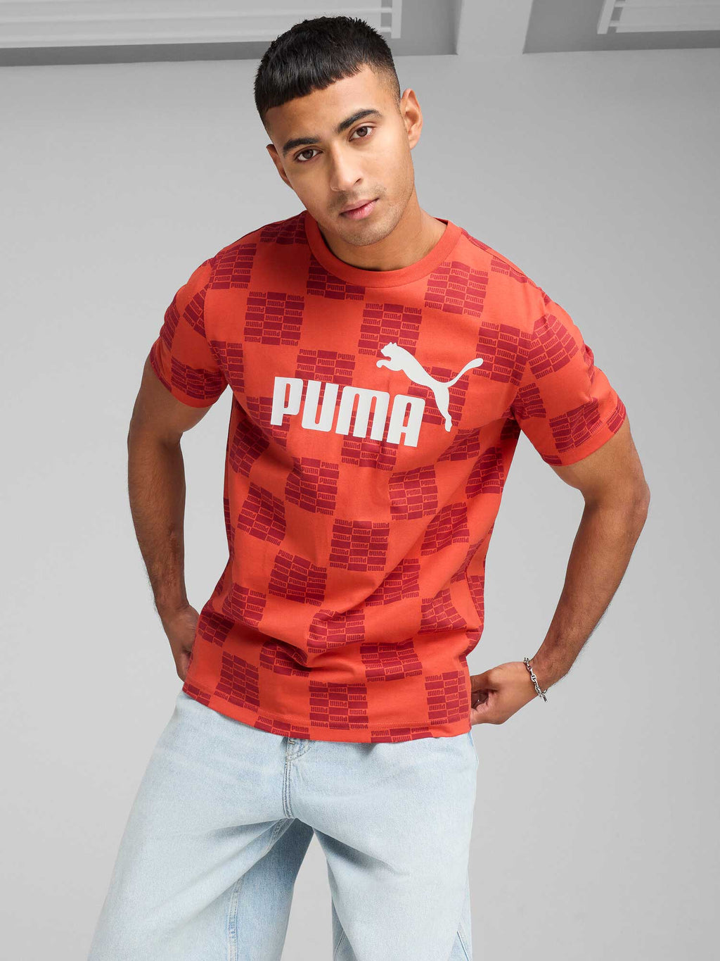 PUMA Тениска ESS UNITED AOP Tee