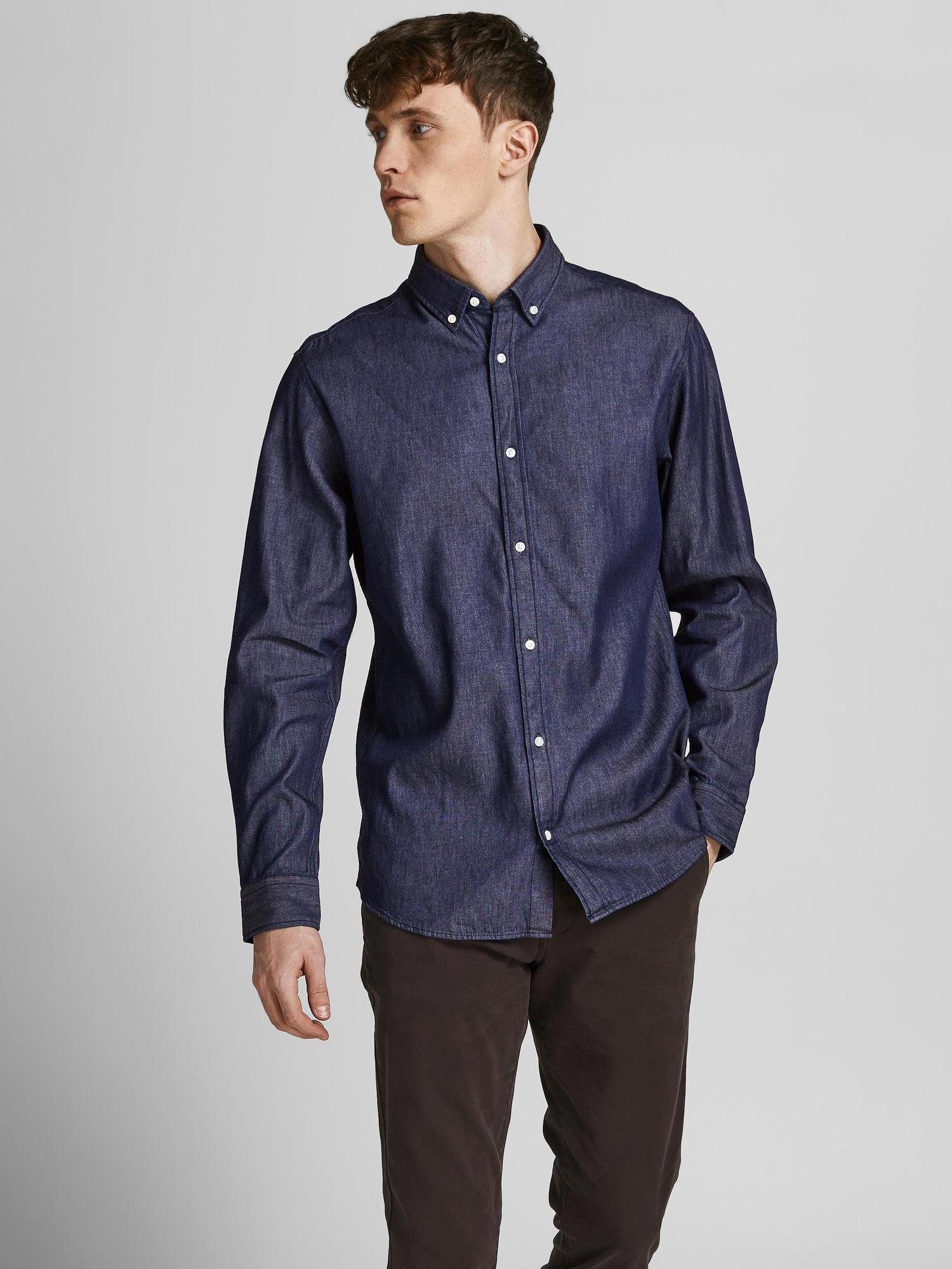 JACK & JONES Риза JWHPLAIN