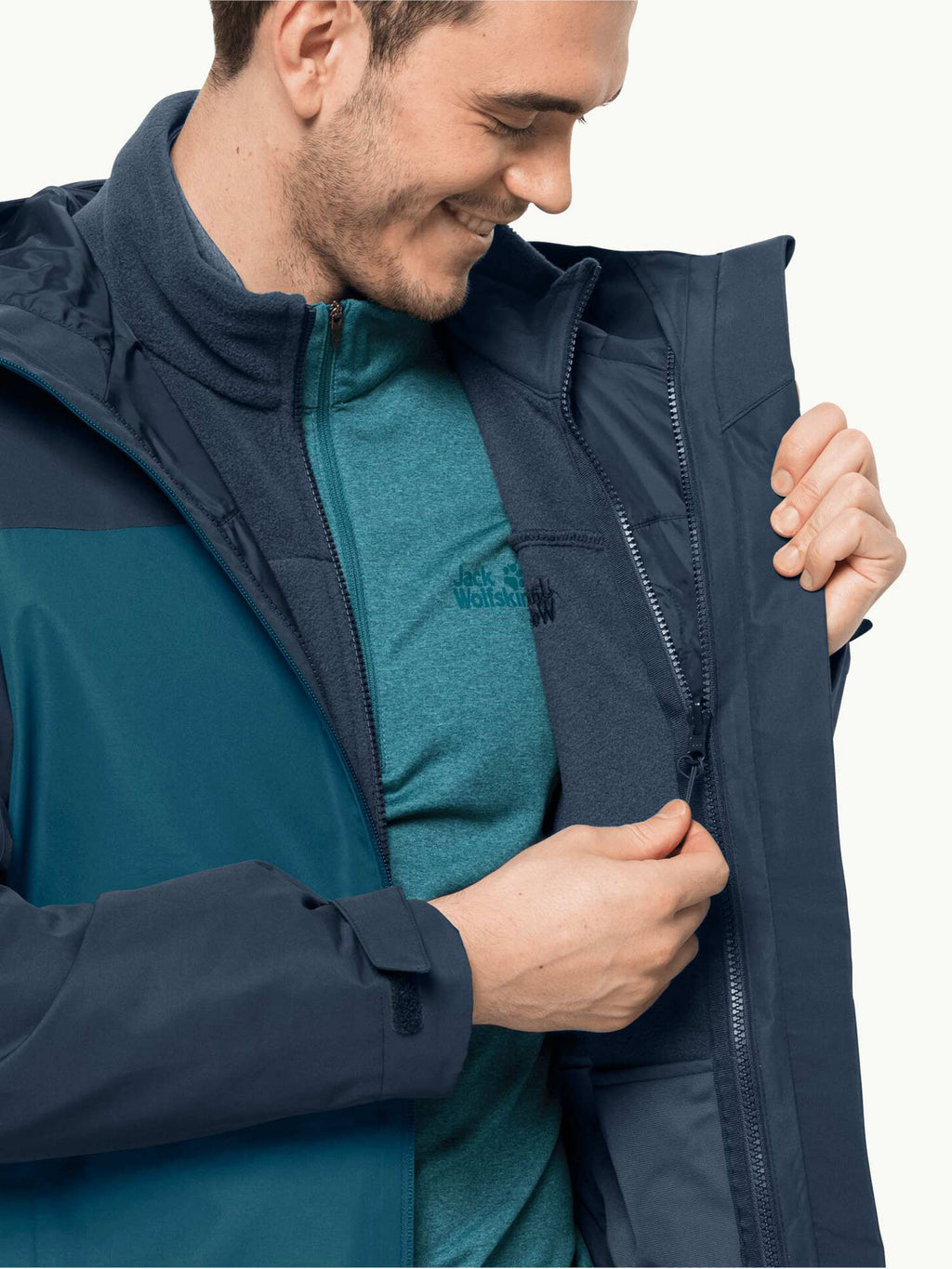 JACK WOLFSKIN Яке TAUBENBERG 3IN1 JKT M