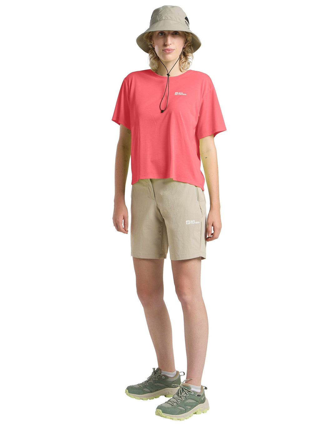 JACK WOLFSKIN Тениска VONNAN CROP T W