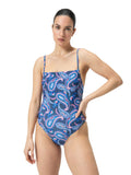 SPEEDO Цял бански WOMENS PRINTED ADJUSTABLE THINSTRAP