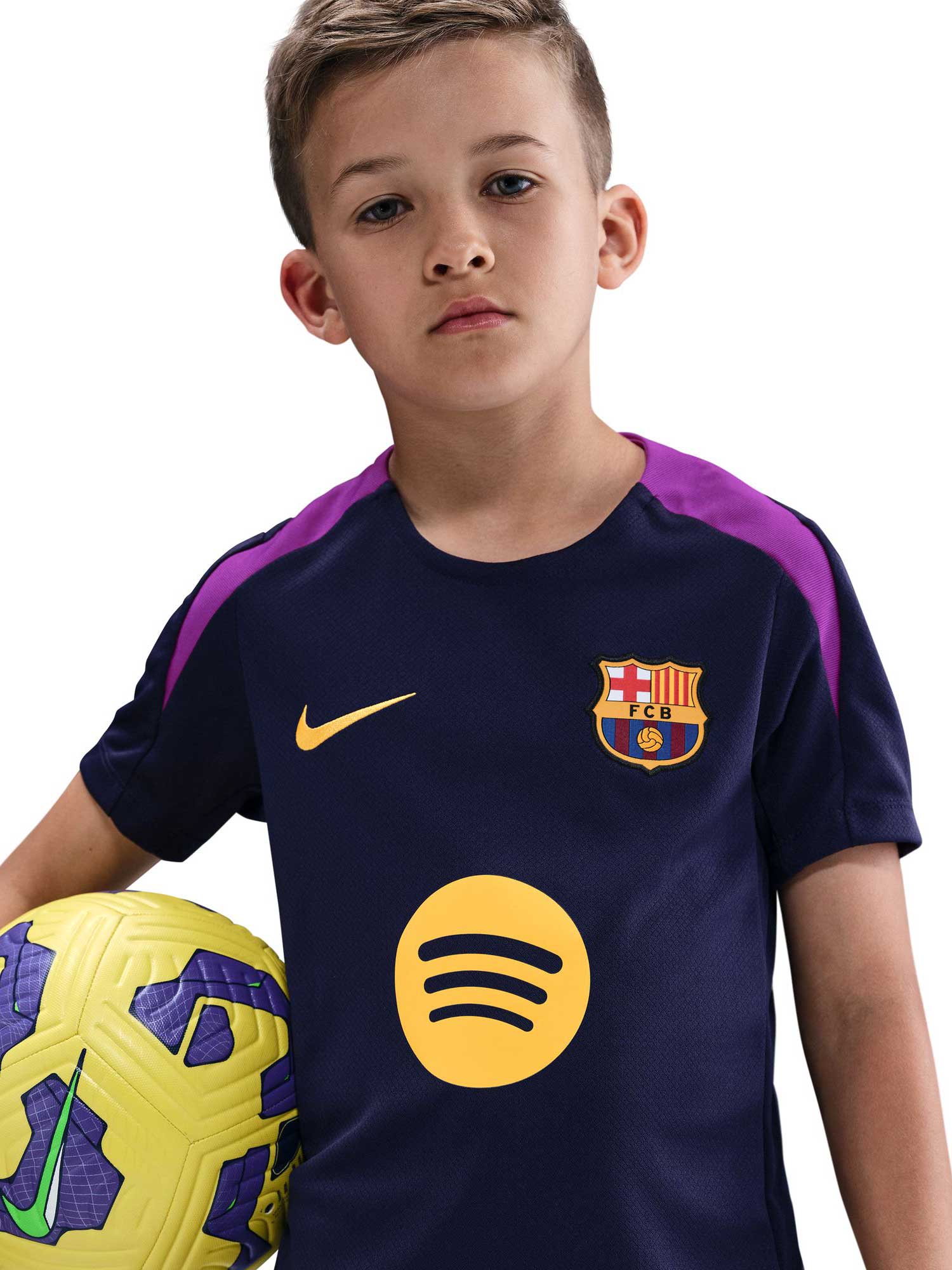 NIKE Тениска FCB Y NK DF STRK SS TOP K