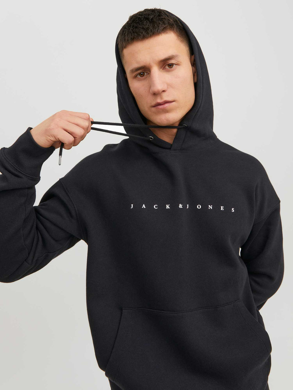 JACK & JONES Суитшърт JJESTAR JJ SWEAT HOOD NOOS