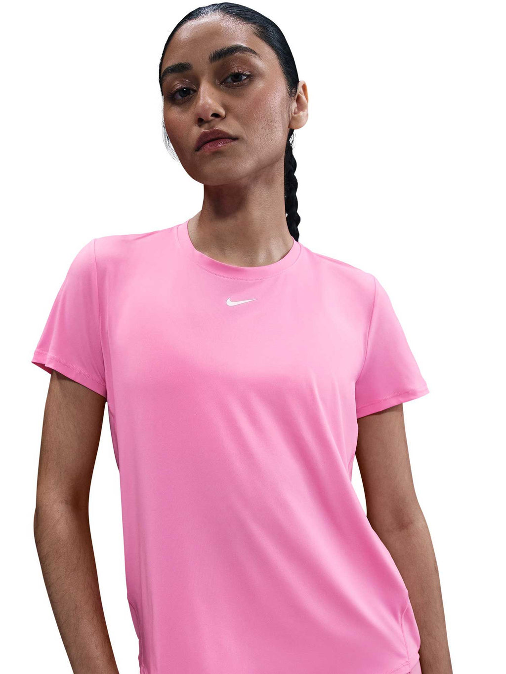 NIKE Тениска W NK ONE CLASSIC DF SS TOP WT