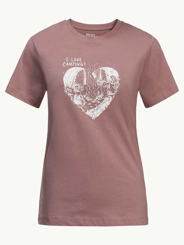 JACK WOLFSKIN Тениска CAMPING LOVE T W