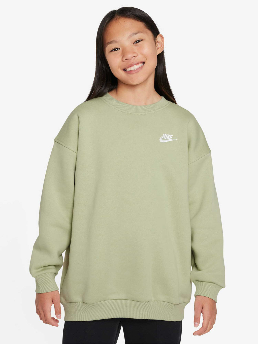 NIKE Блуза G NSW CLUB FLC OVRSZD CREW LBR