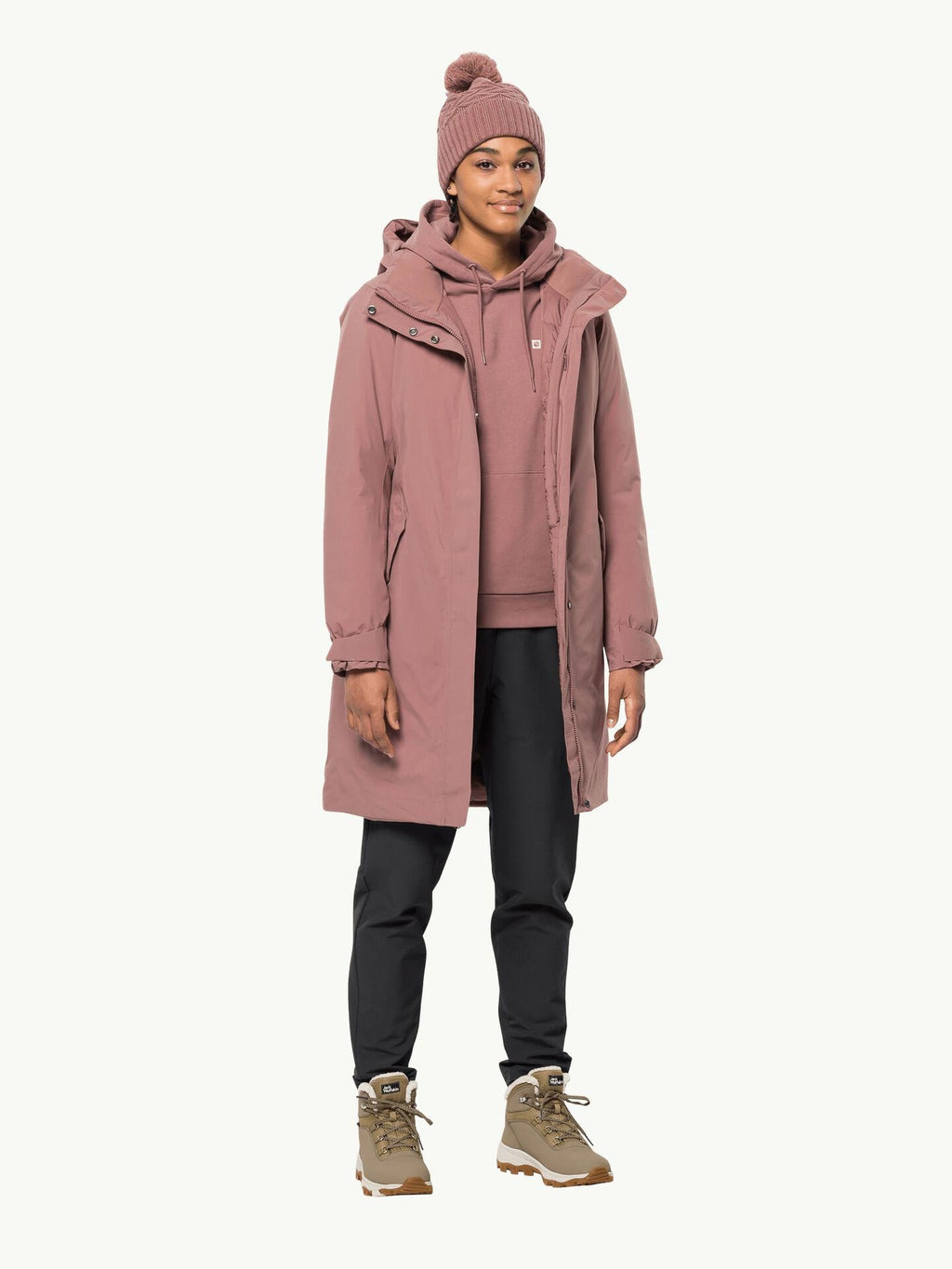JACK WOLFSKIN Суитшърт ESSENTIAL HOODY W