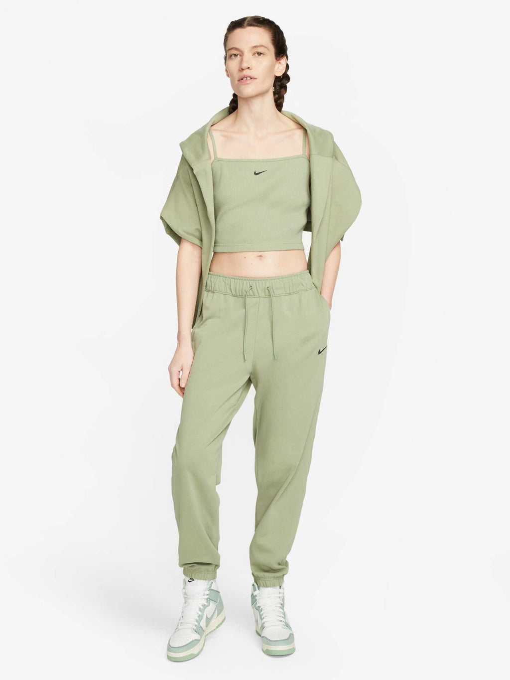 NIKE Спортно долнище W NSW JRSY EASY JOGGER