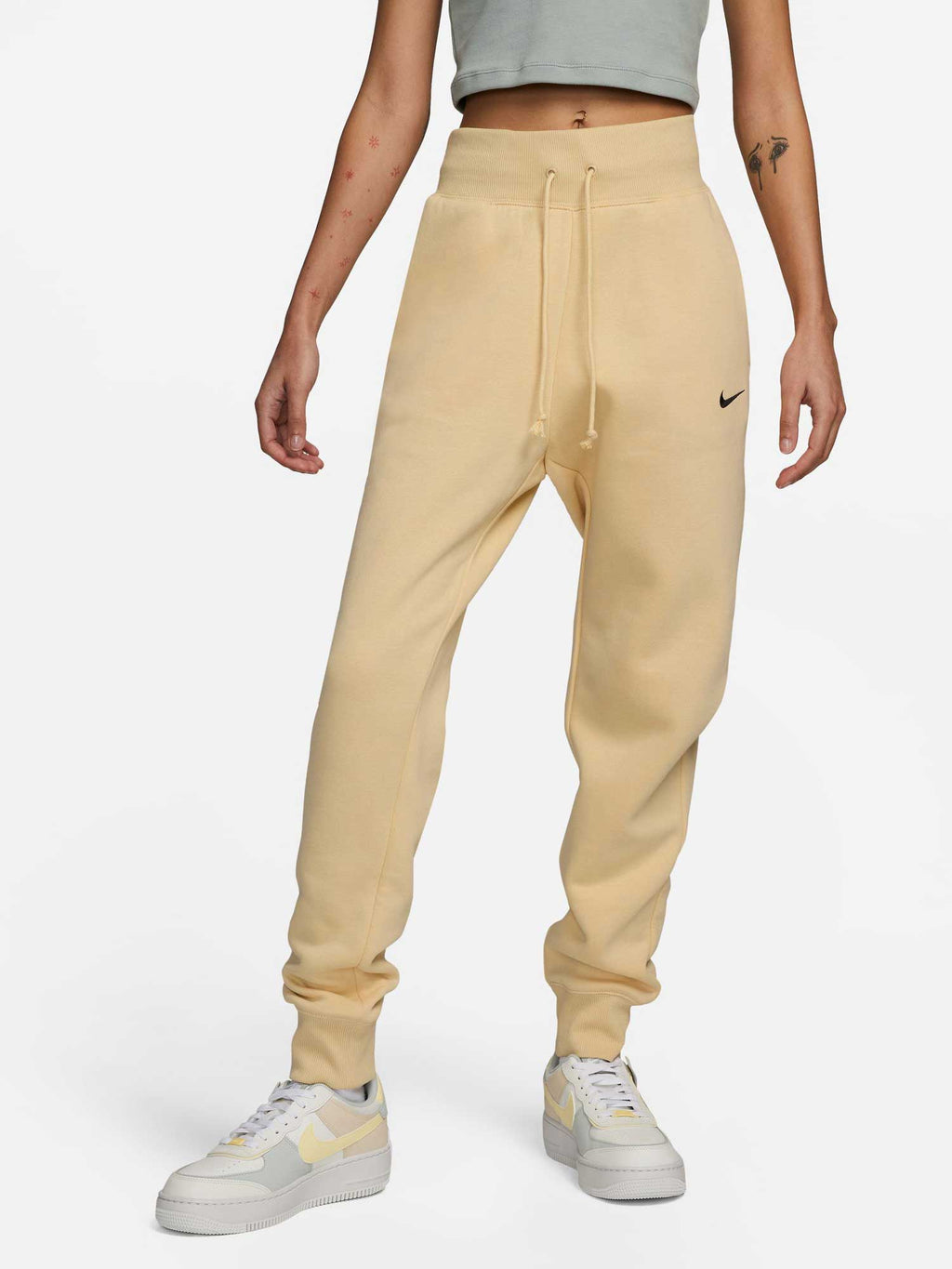 NIKE Спортно долнище W NSW FLC HR MS