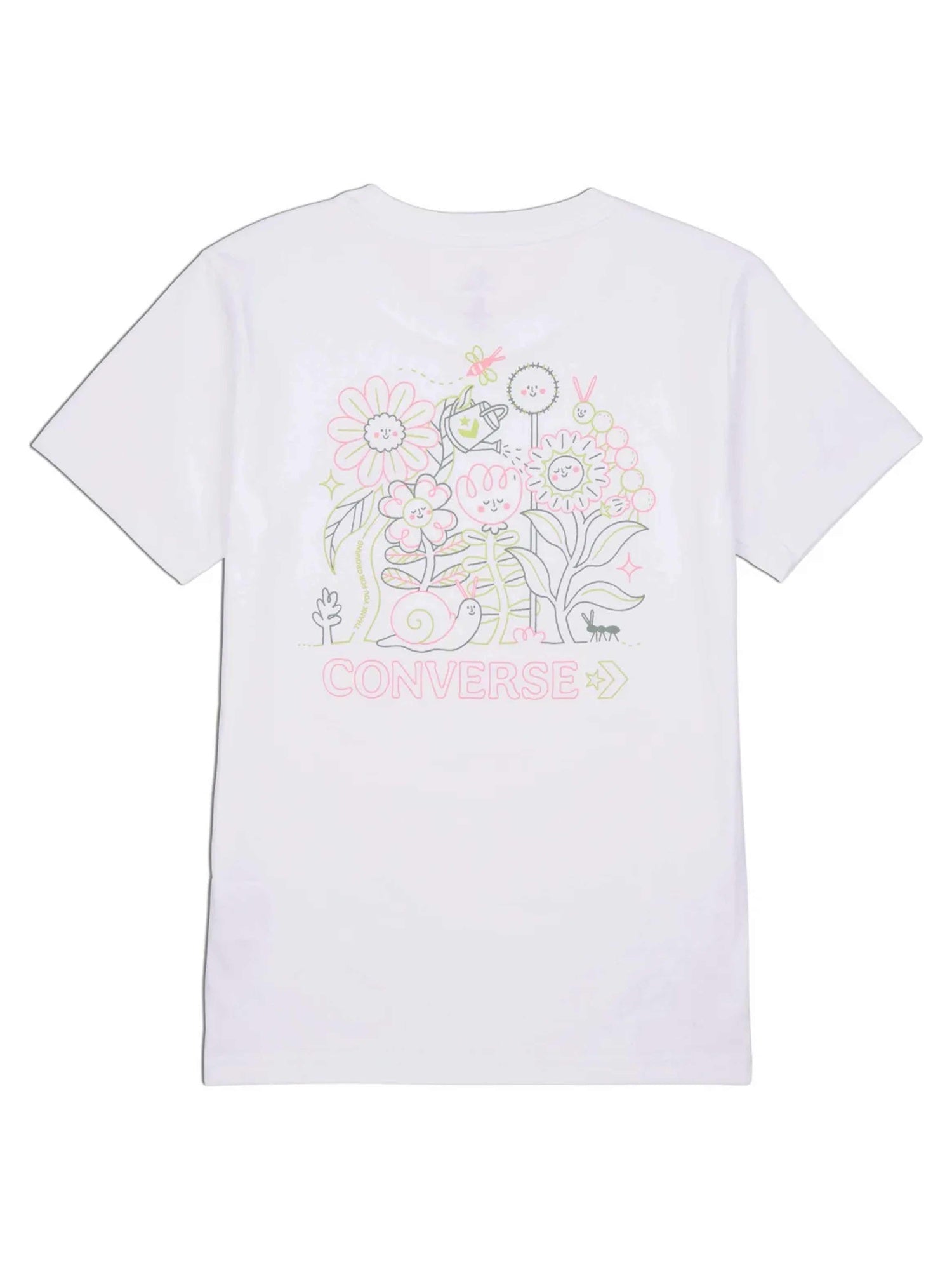 CONVERSE Тениска FLOWER GARDEN SLIM-FIT