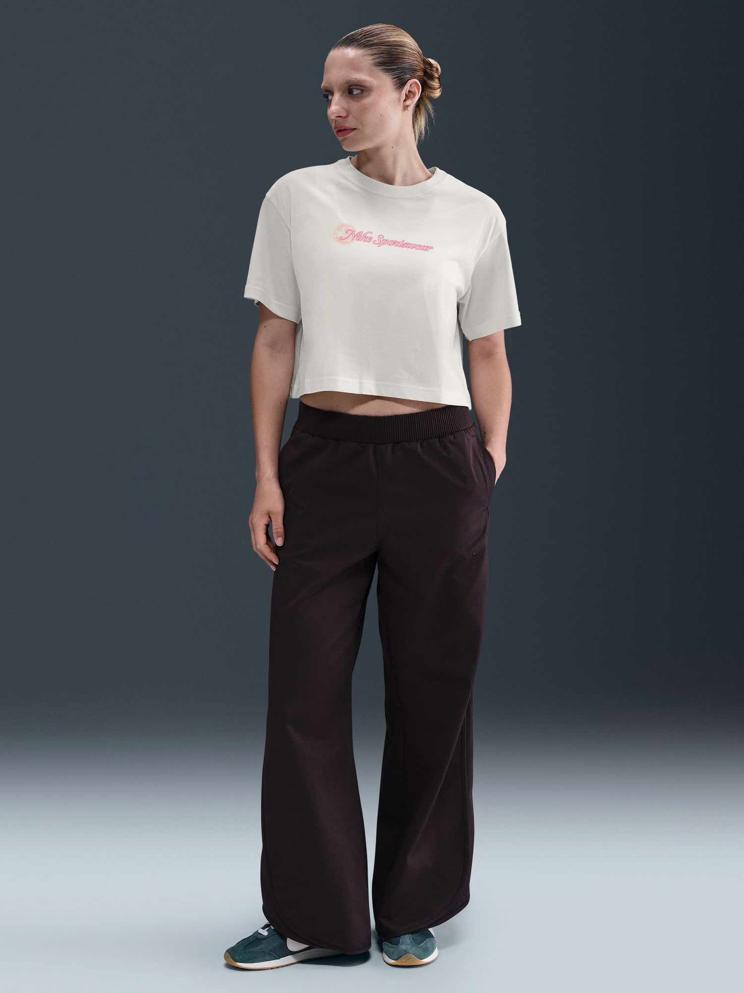 NIKE Тениска W NSW CLUB SS CROP TEE CC