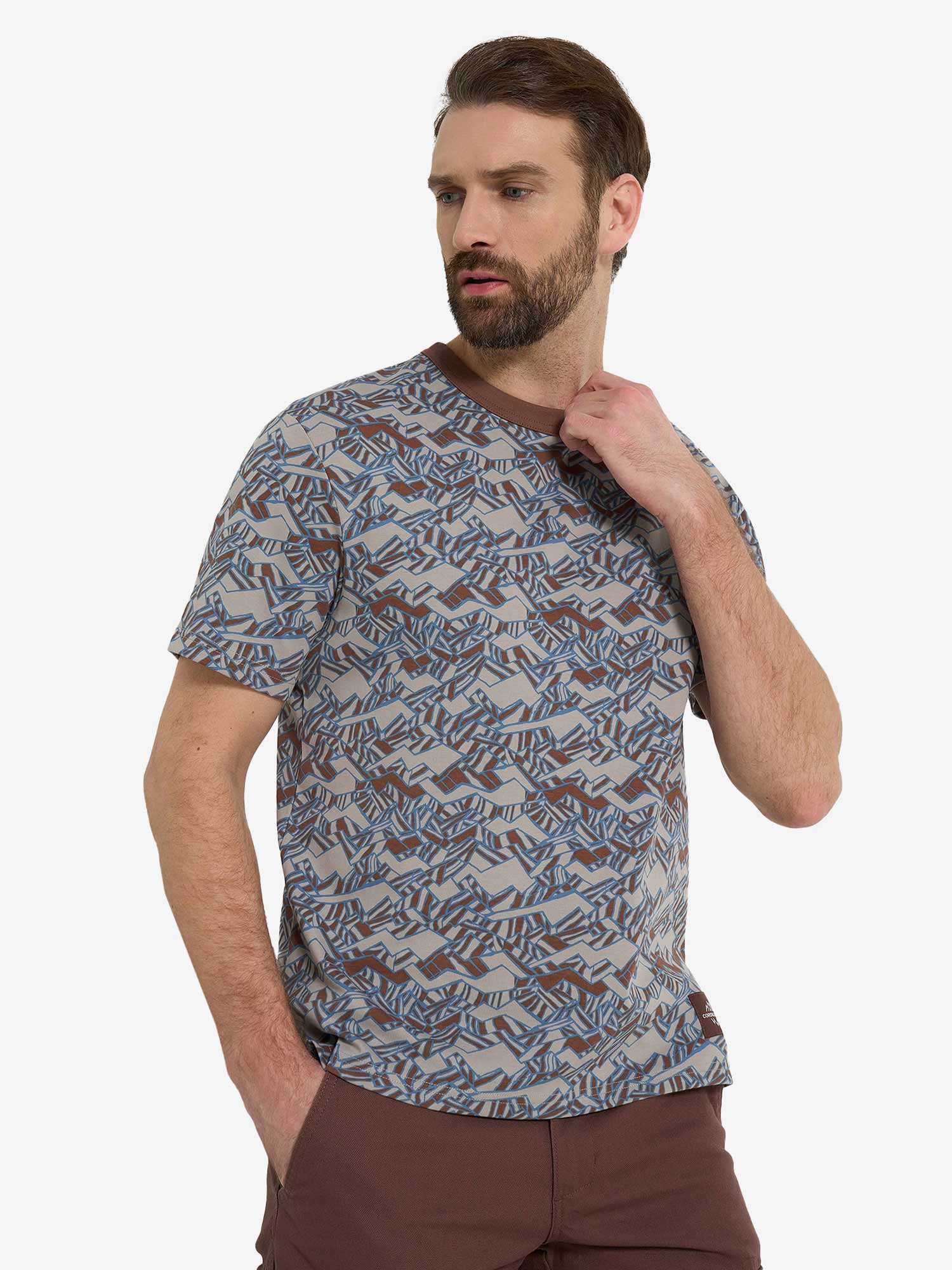 CORDILLERO Тениска Travel Mens SS AOP T-shirt