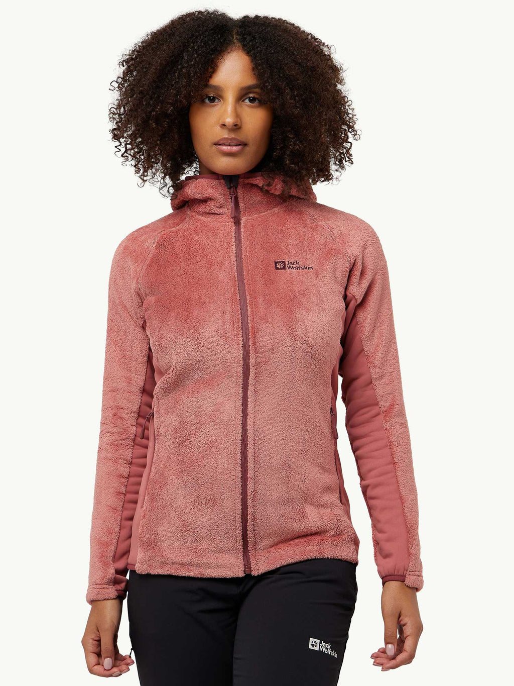 JACK WOLFSKIN Полар ROTWAND HOODED FZ W