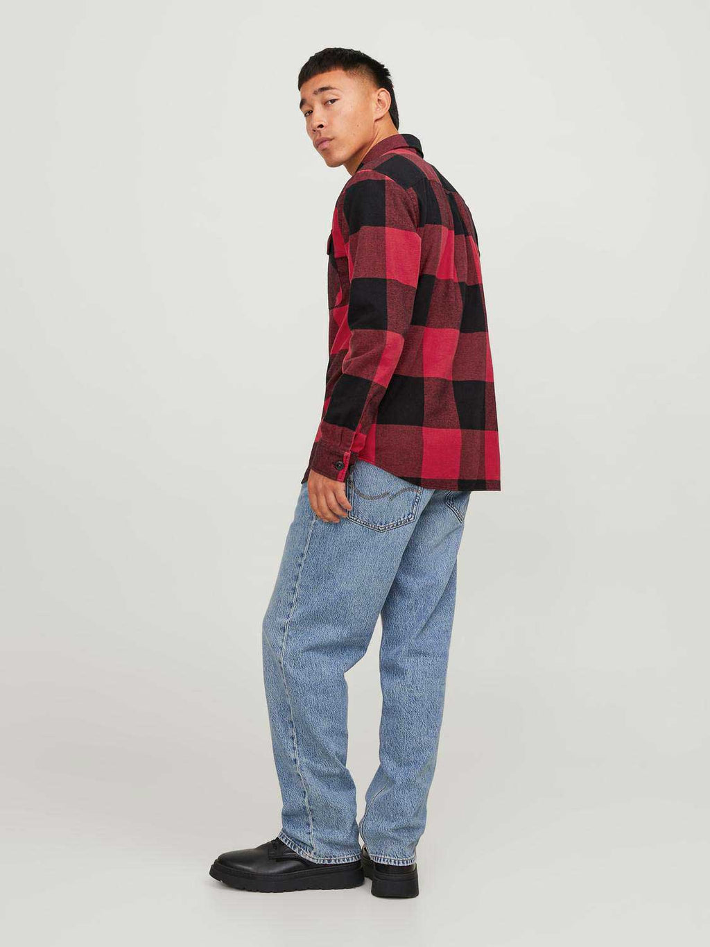 JACK & JONES Риза JJEDARREN OVERSHIRT LS NOOS
