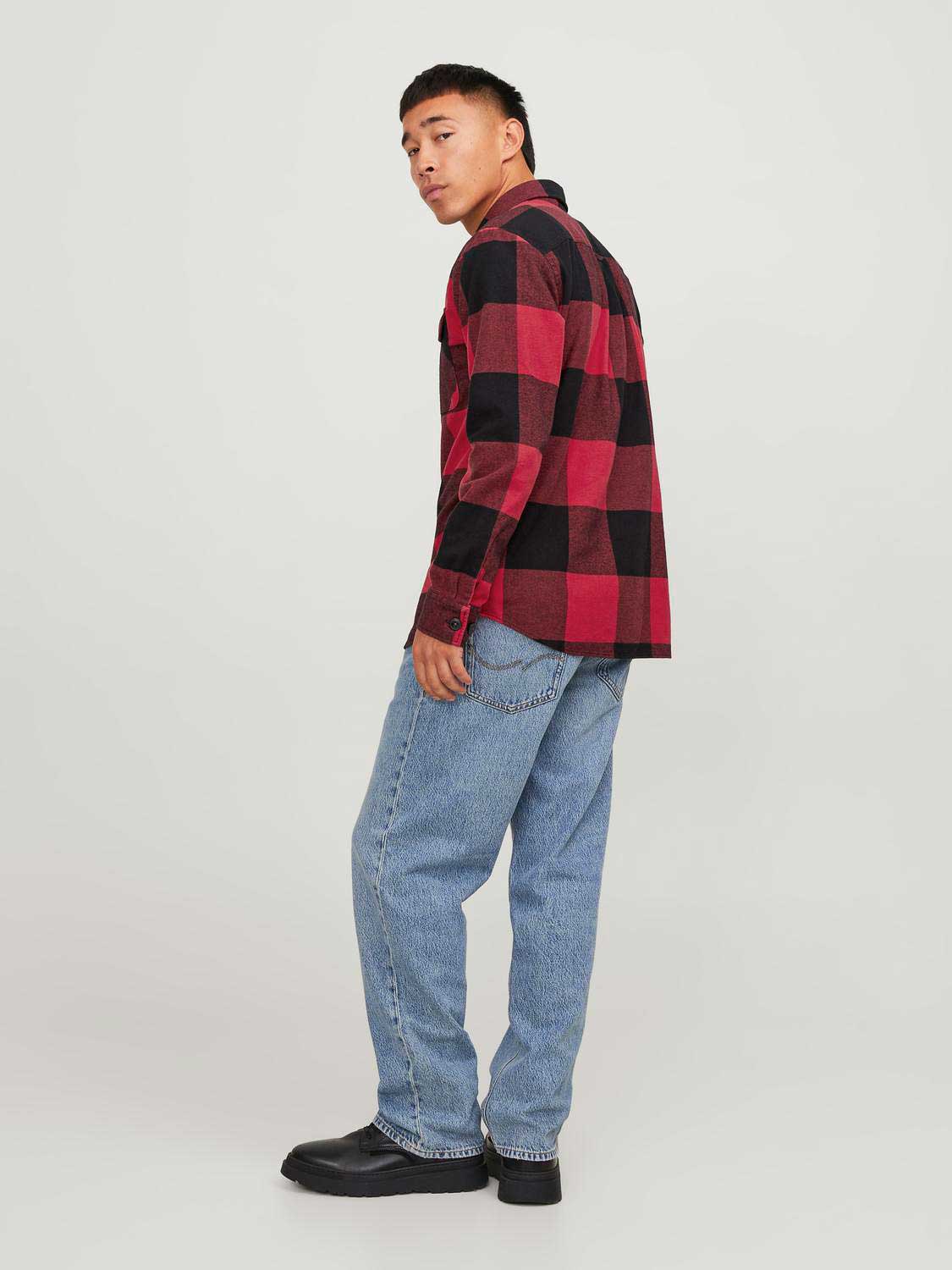 JACK & JONES Риза JJEDARREN OVERSHIRT LS NOOS