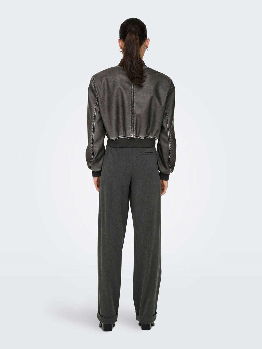 ONLY Панталон ONLSULAJMA LIFE MW STRAIGHT PANT CC TLR