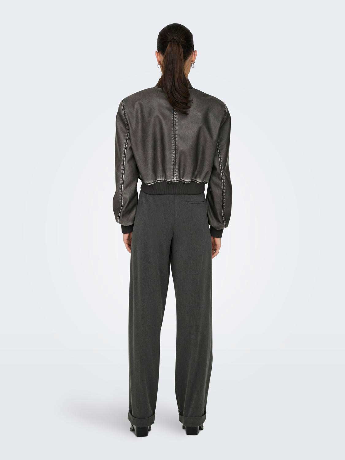 ONLY Панталон ONLSULAJMA LIFE MW STRAIGHT PANT CC TLR