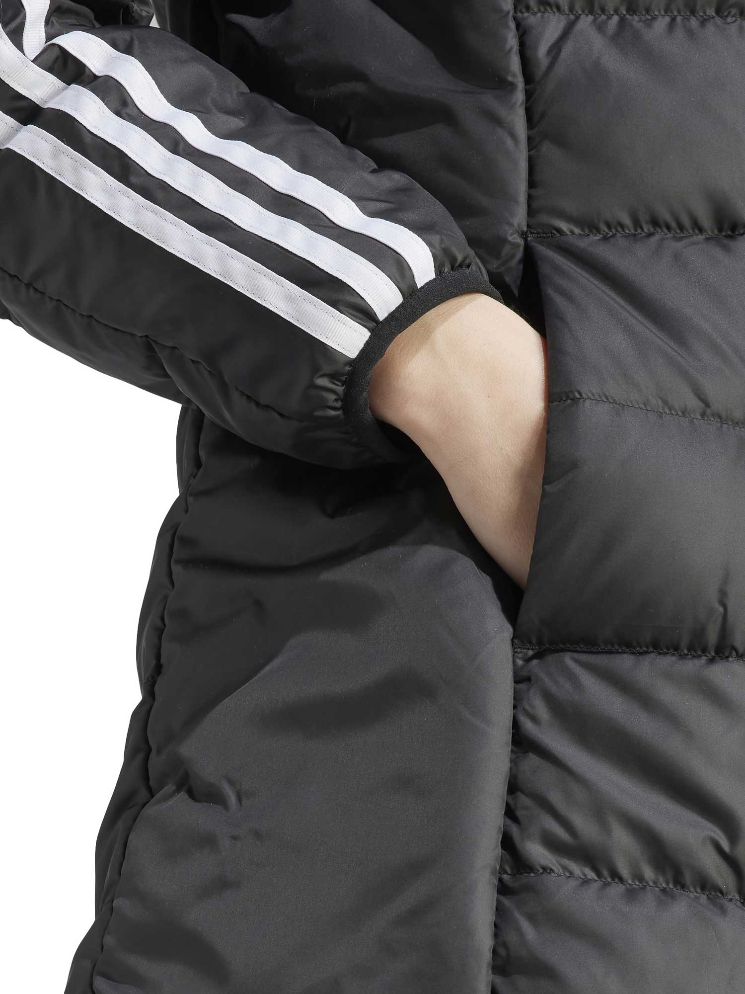 ADIDAS SPORTSWEAR Яке Essentials 3-Stripes Light Down Hooded Parka