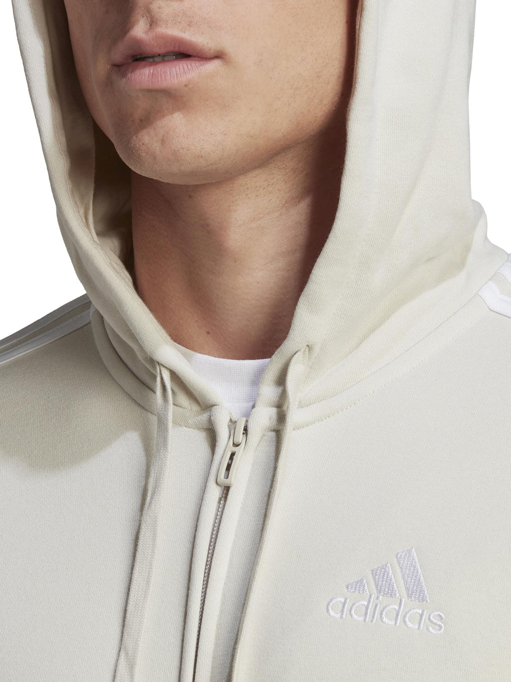 ADIDAS SPORTSWEAR Суитшърт Essentials Fleece 3-Stripes Full-Zip