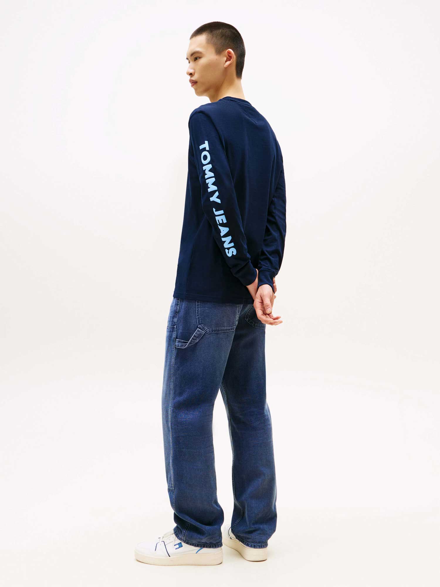 TOMMY JEANS Тениска TJM REG POP COL NW CLSC LS T E
