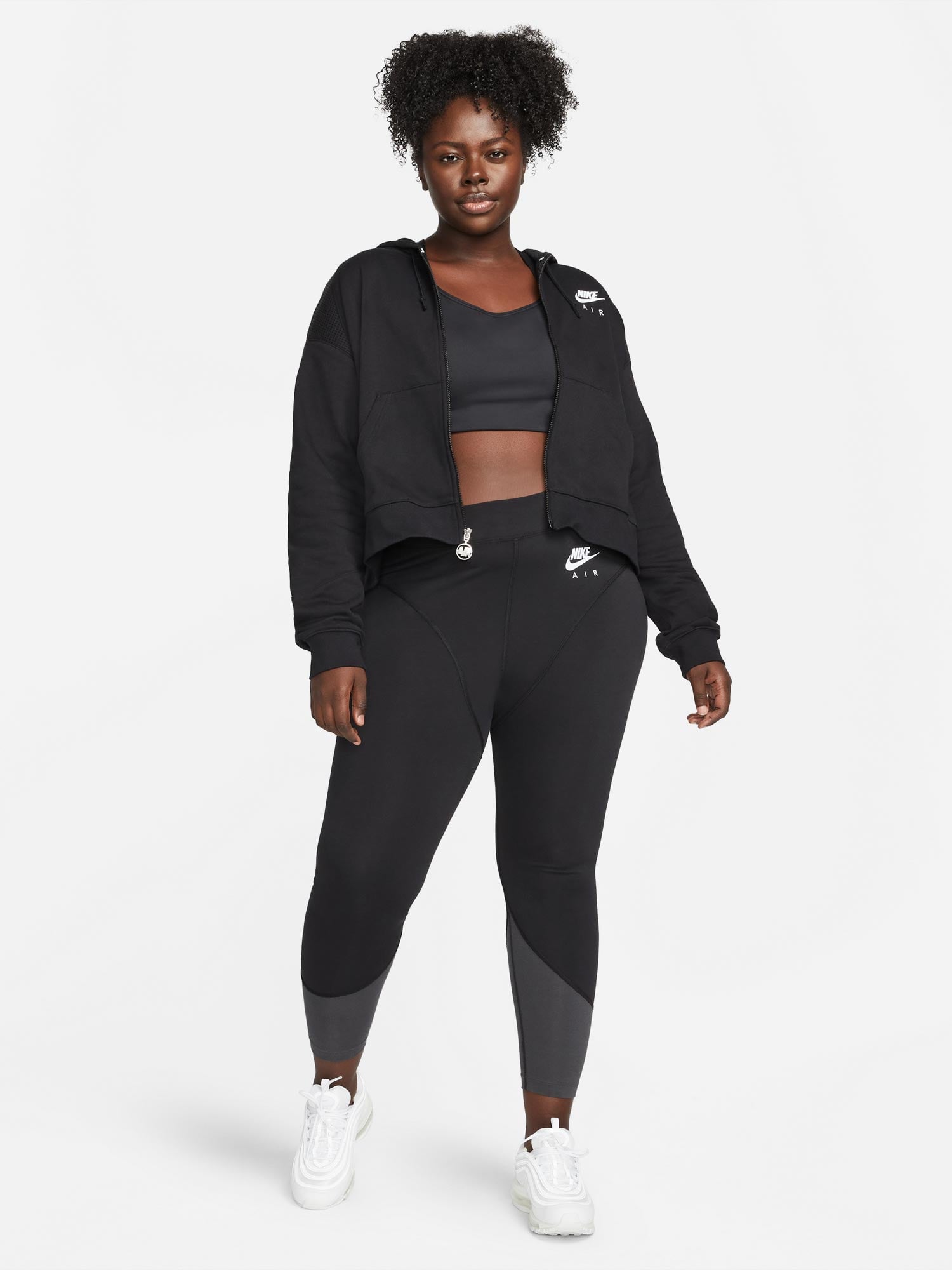 NIKE Суитшърт W AIR FLC TOP FZ