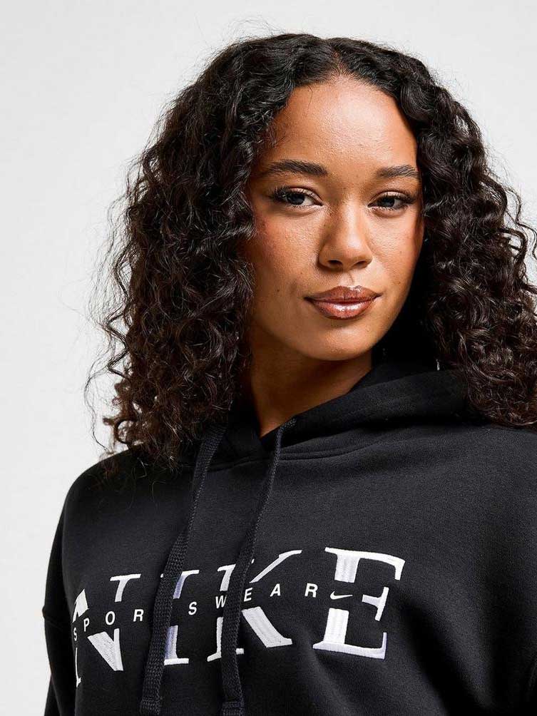 NIKE Суитшърт W NSW PHNX FLC PO HOOD GLS