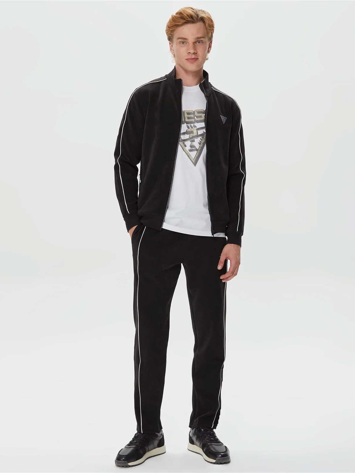 GUESS Спортно горнище RANDELL FULL ZIP SWEATSHIRT
