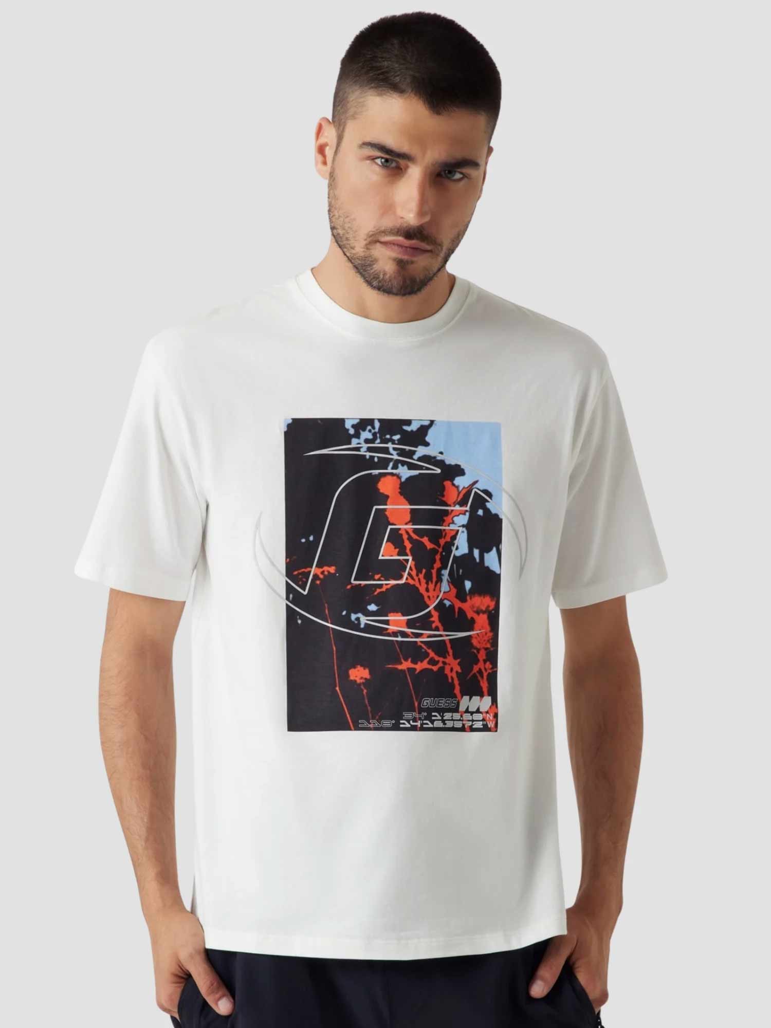 GUESS Тениска RINALDO CN T-SHIRT