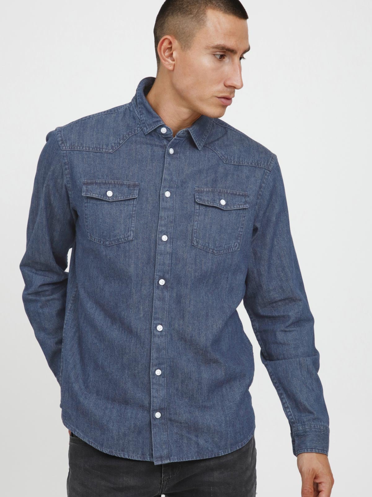 BLEND Риза BHNANTES - Denim