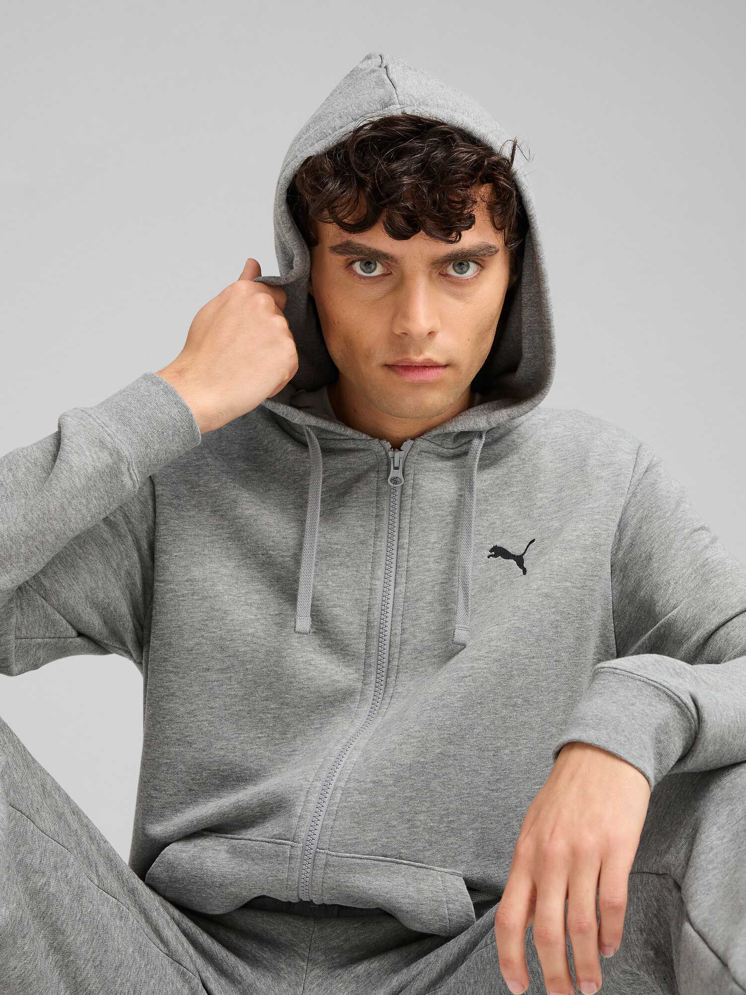 PUMA Суитшърт ESS Small Logo Full-Zip Hoodie TR