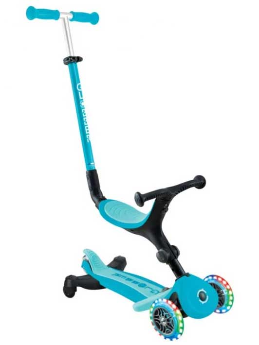GLOBBER Тротинетка 5 в 1 GO UP ACTIVE LIGHTS 360
