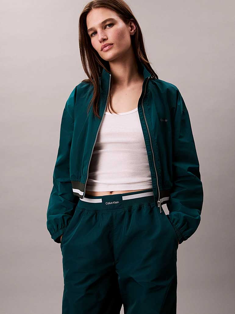 Calvin Klein Jeans Панталон TAFFETA LOGO WB TRACK PANT