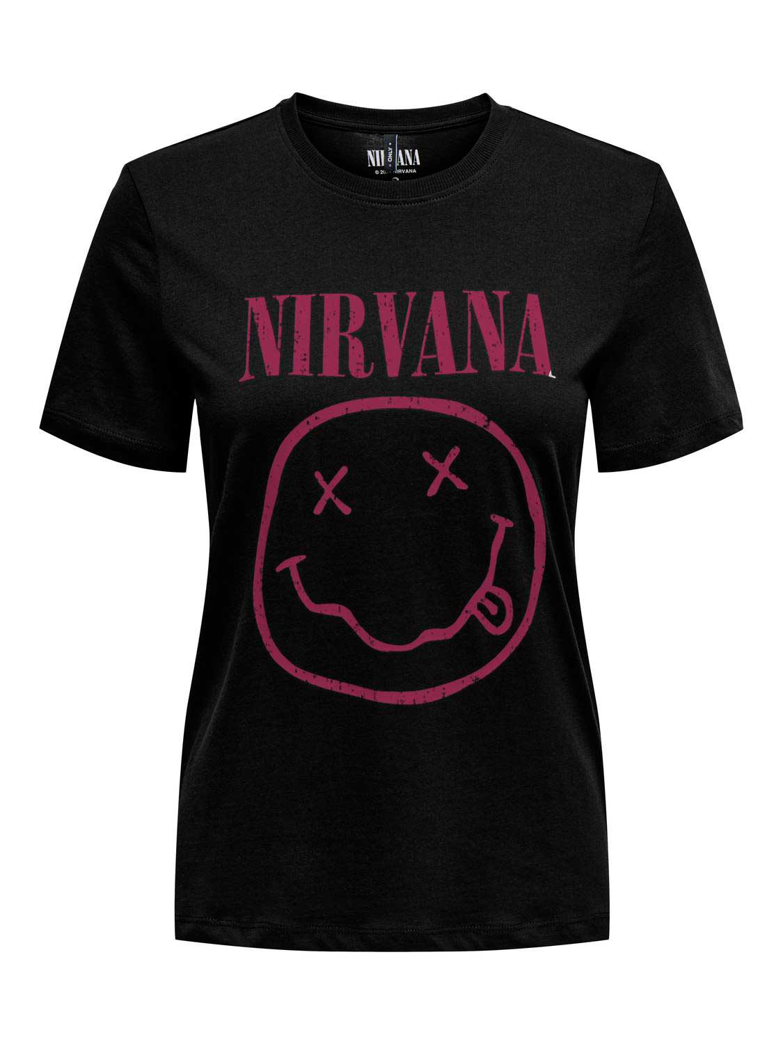 ONLY Тениска ONLNIRVANA REG S/S TOP BOX JRS