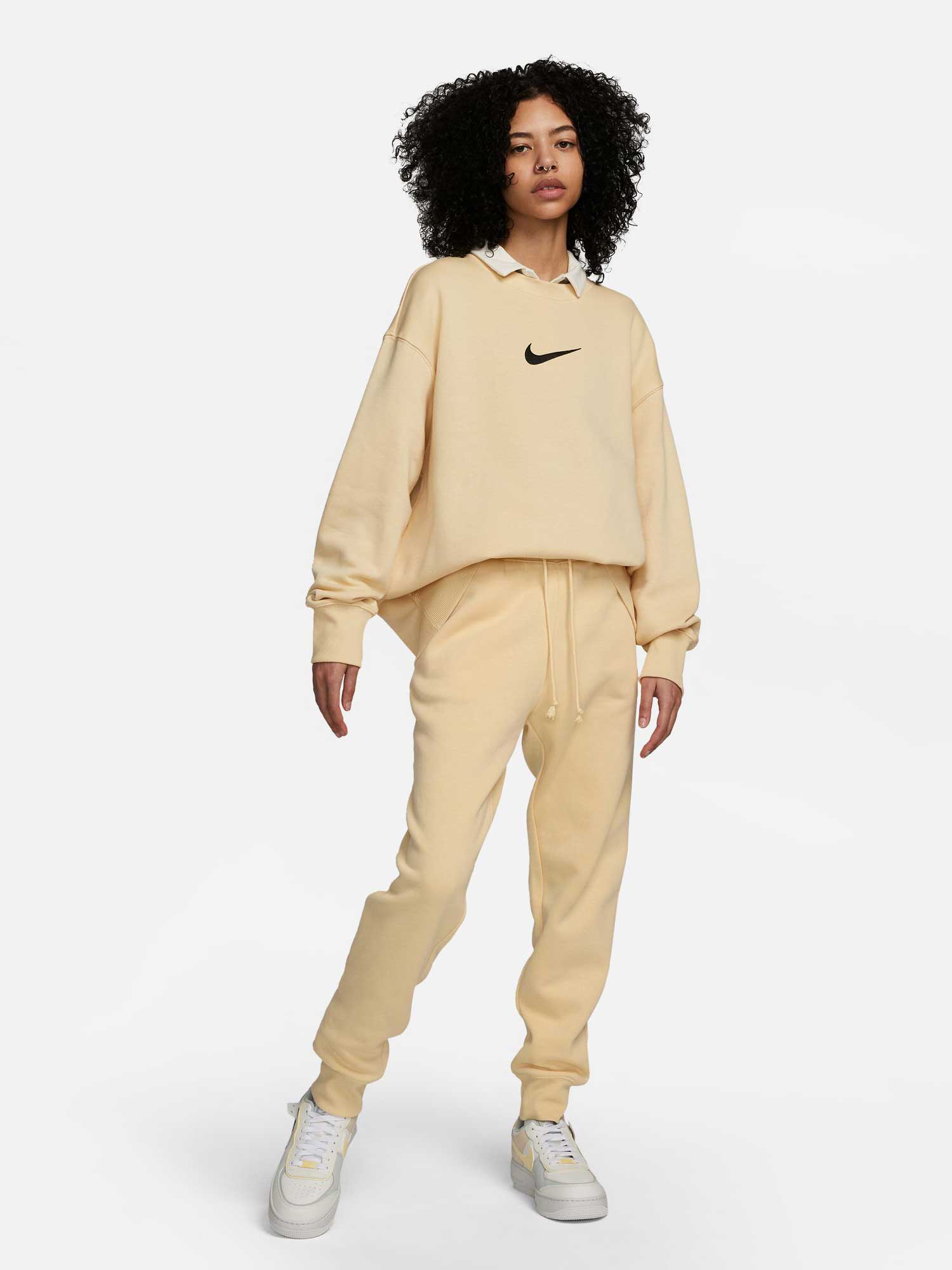 NIKE Спортно долнище W NSW FLC HR MS