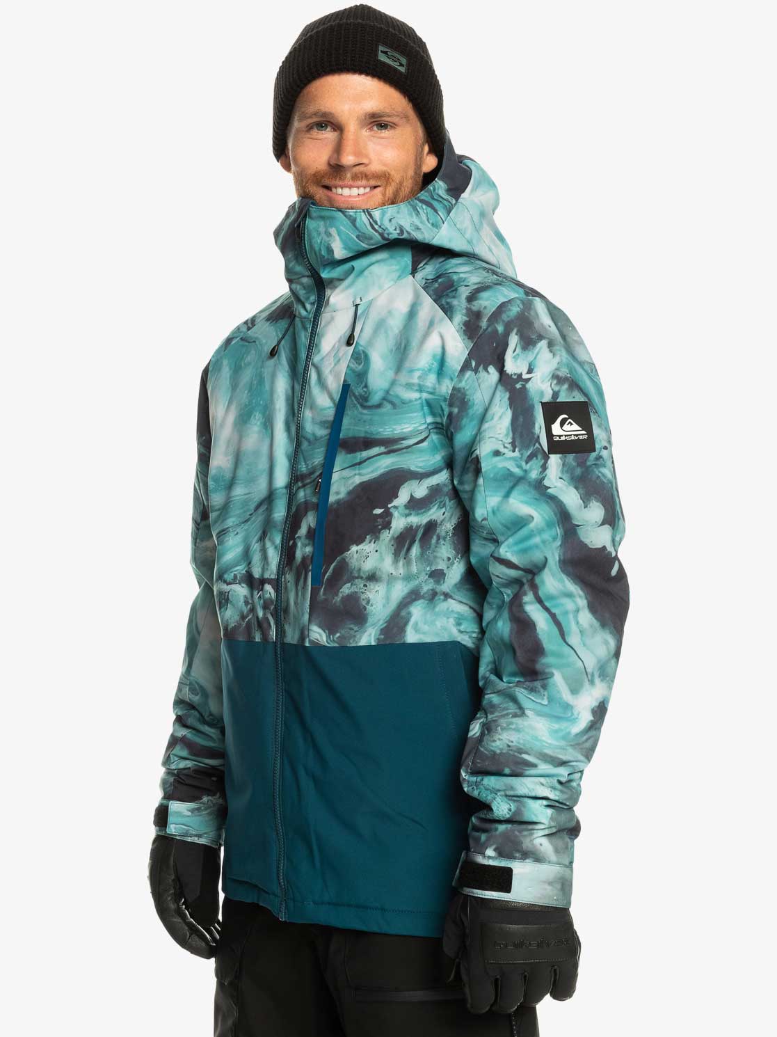 QUIKSILVER Сноуборд яке MISSION PRINTED BLOCK JK