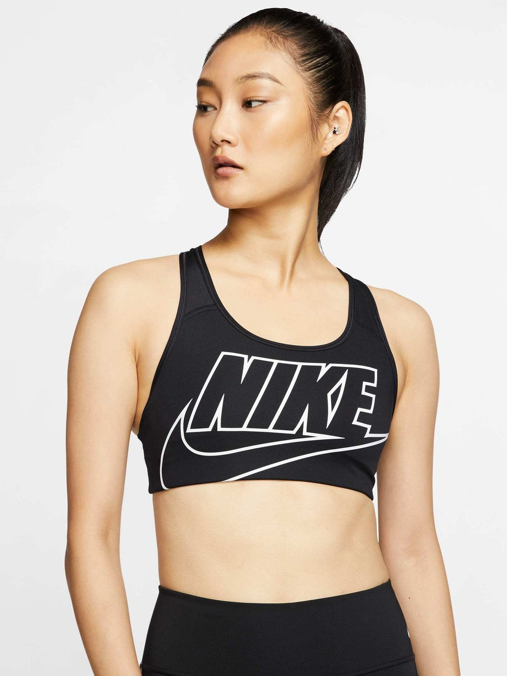 NIKE Спортен сутиен SWOOSH FUTURA