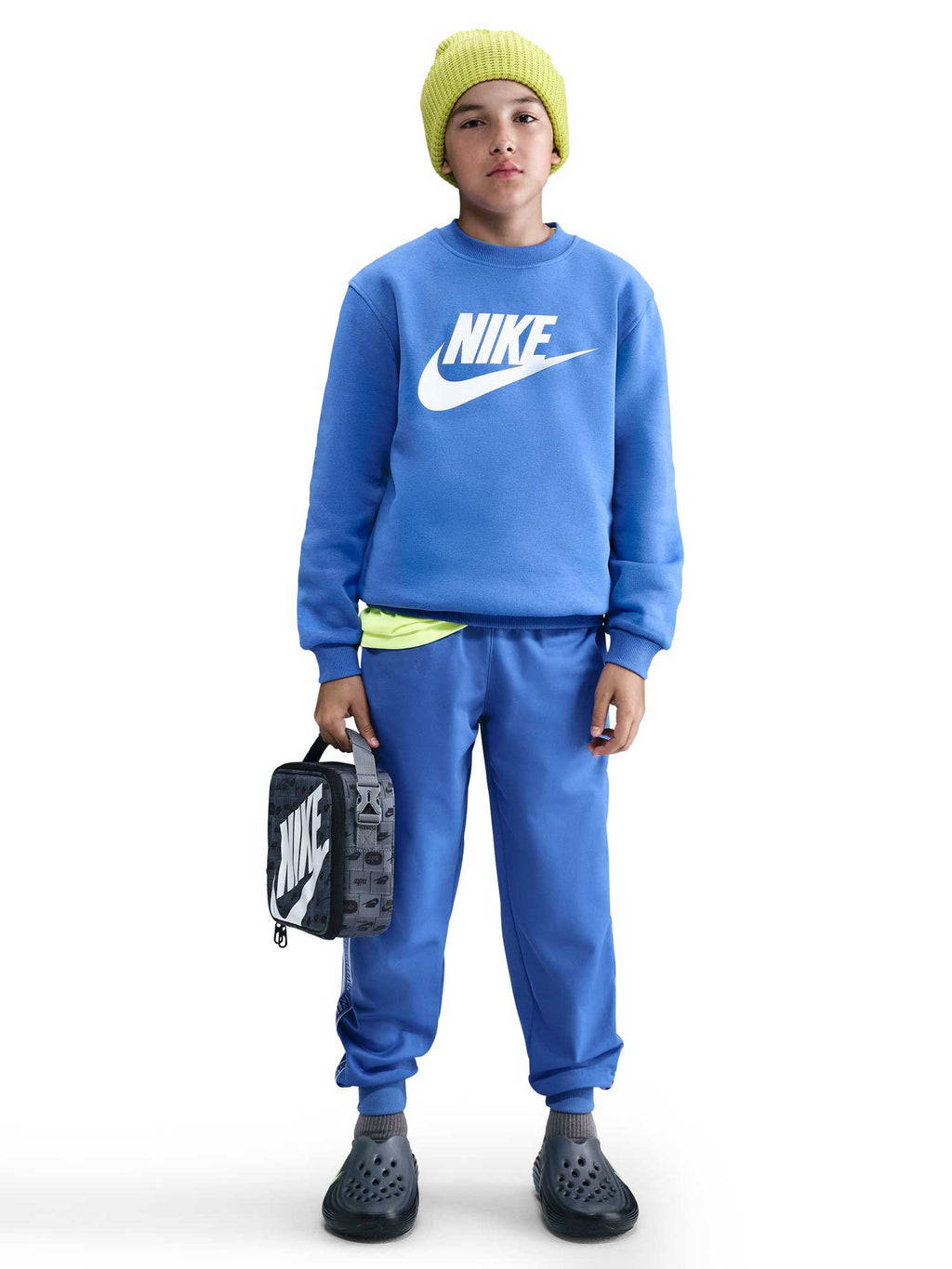 NIKE Блуза K NSW CLUB FLC CREW LS HBR