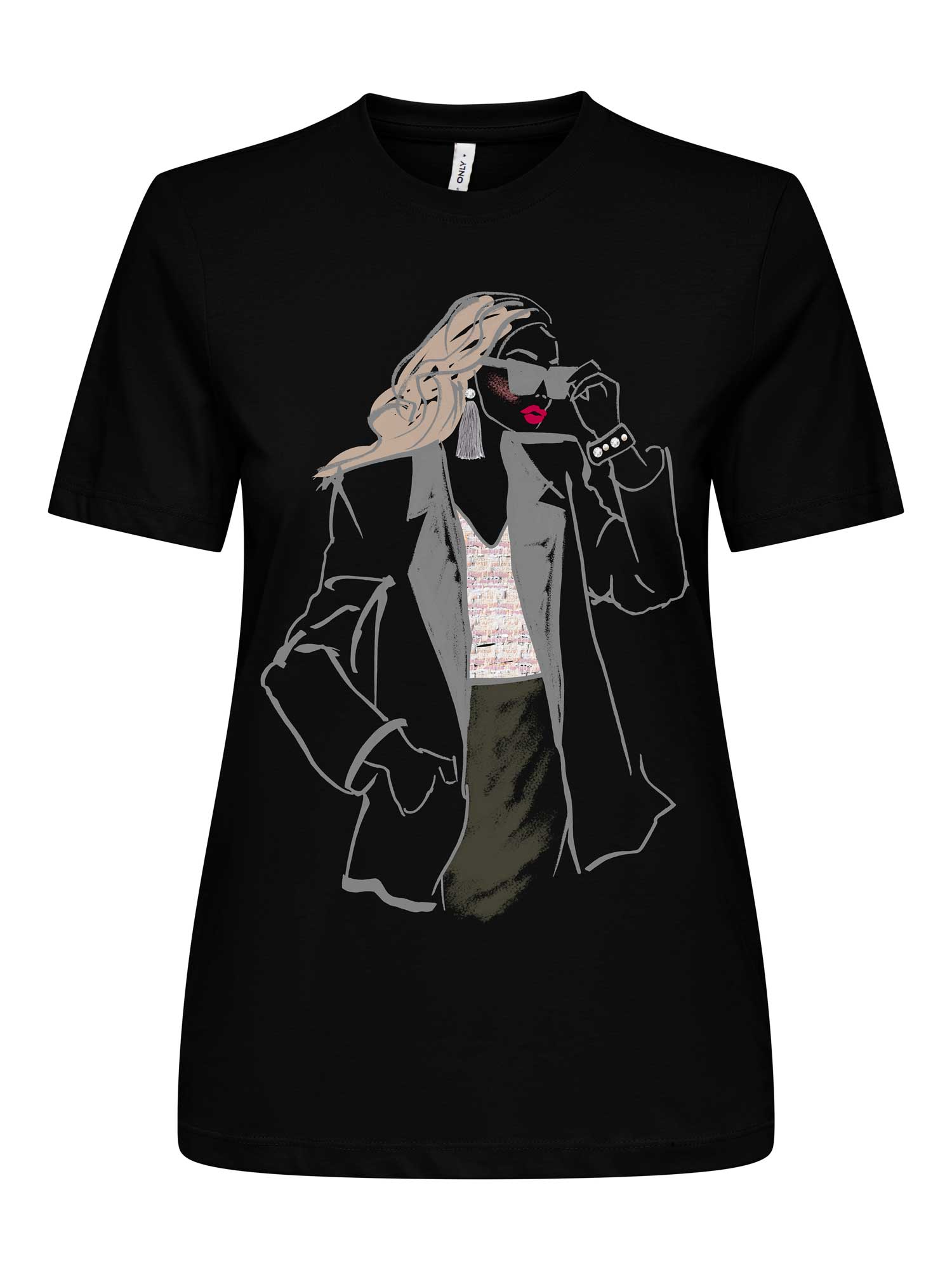 ONLY Тениска ONLEMMA LIFE REG S/S LADY TOP JRS