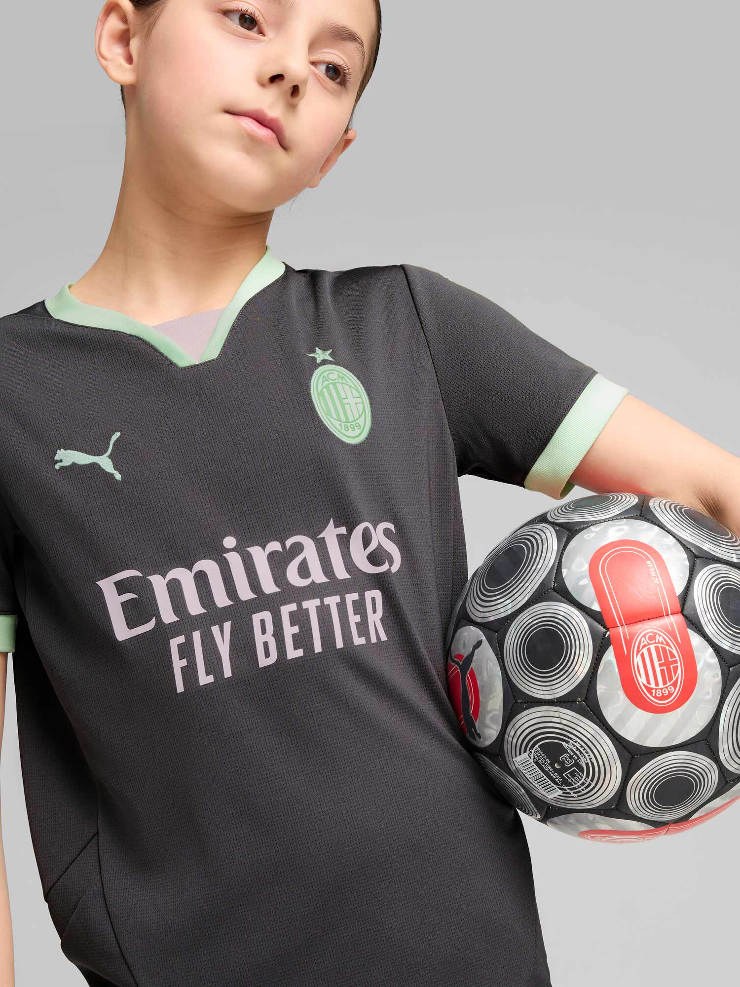 PUMA Тениска ACM Third Jersey Replica Jr