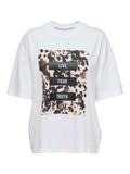 ONLY Тениска ONLRIRI S/S AOP PRINT TOP BOX JRS