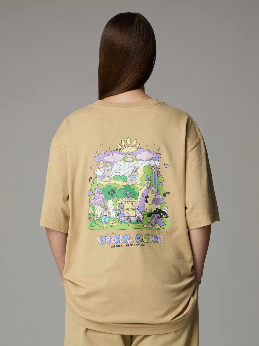 THE NORTH FACE Тениска U SS MOUNTAIN CLEANUP OVERSIZED TEE