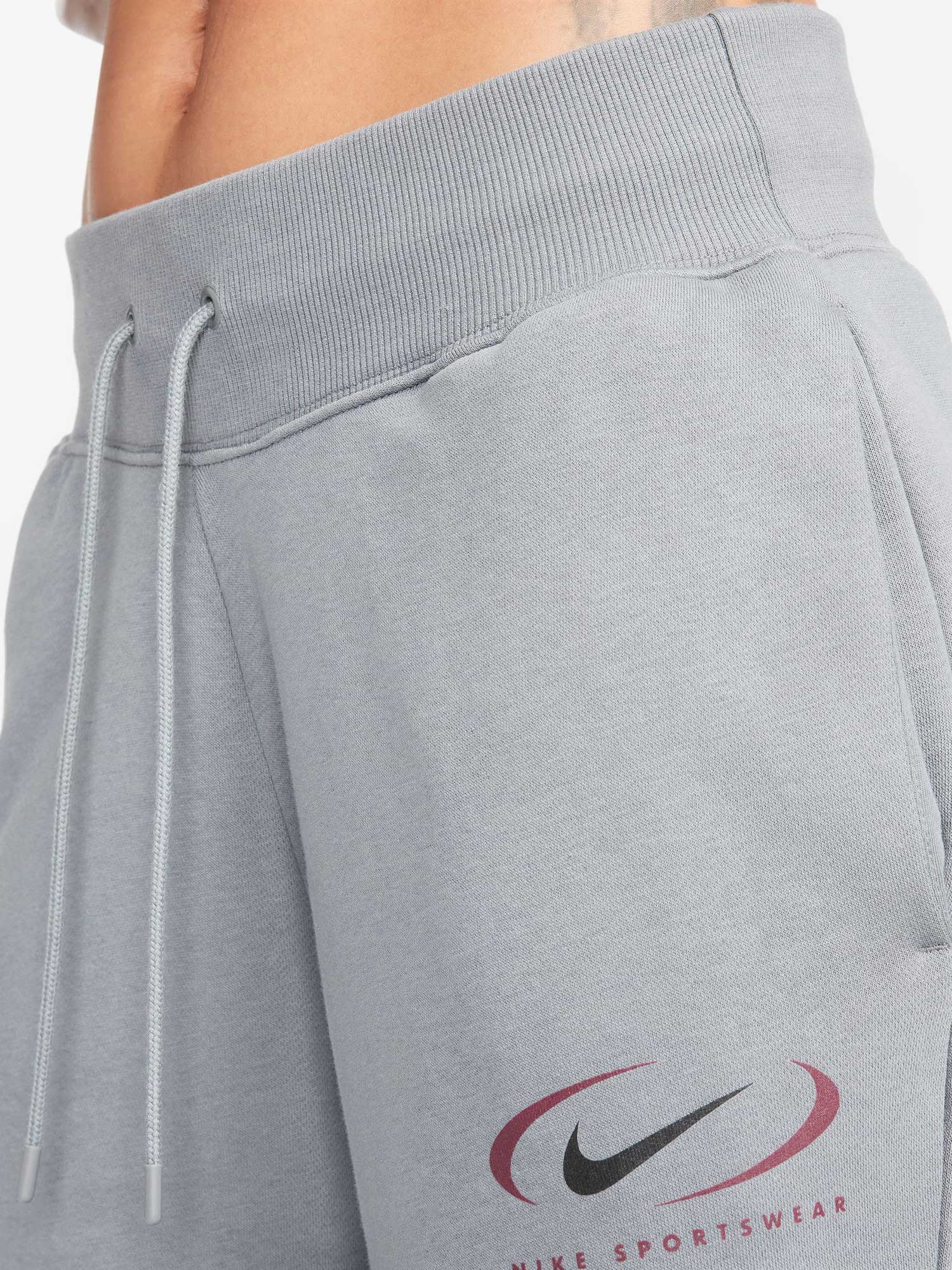 NIKE Спортно долнище W NSW PHNX FLC HR OS PANT PRNT