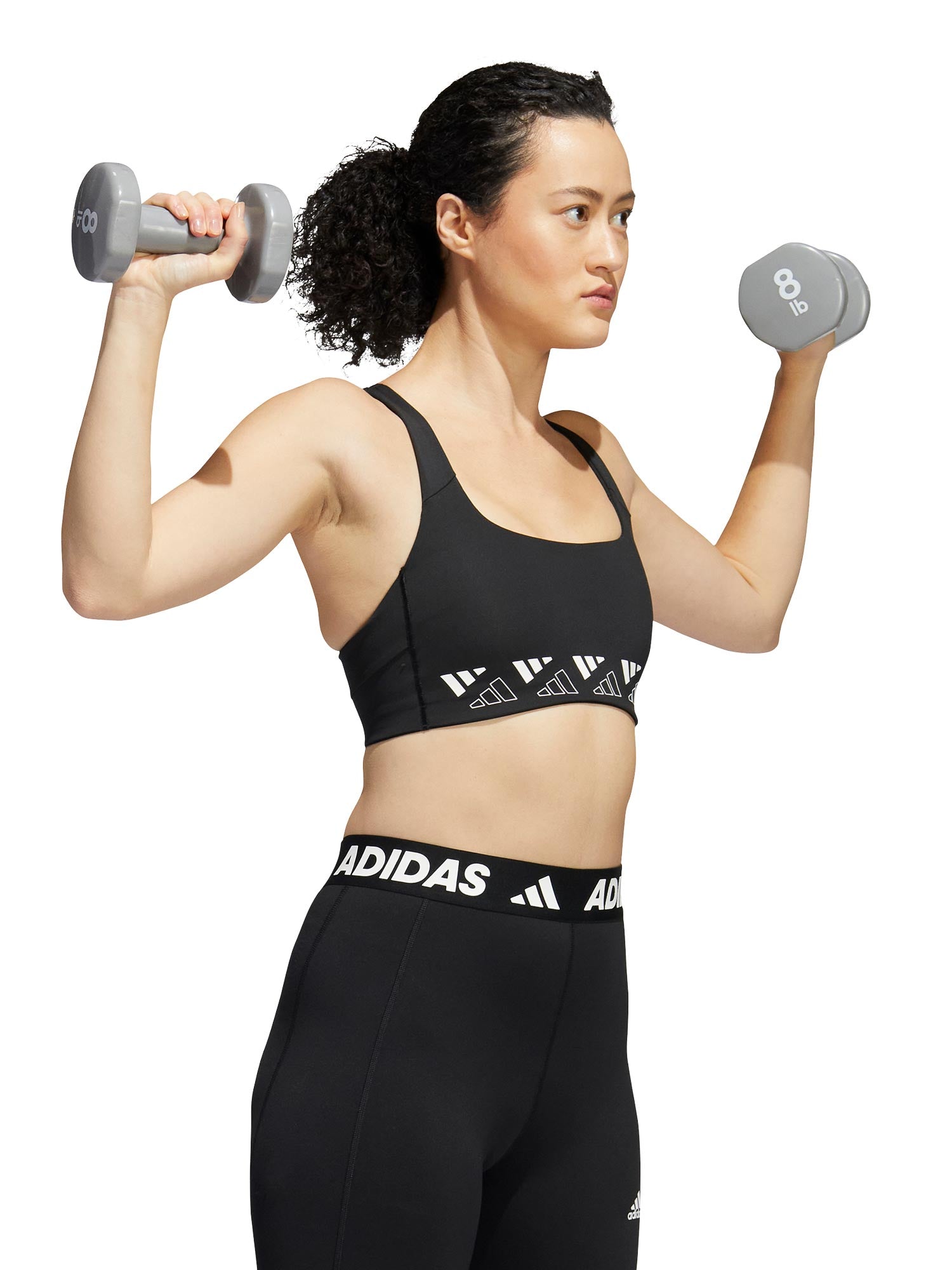 ADIDAS PERFORMANCE Спортен сутиен Powerimpact Training Medium-Support