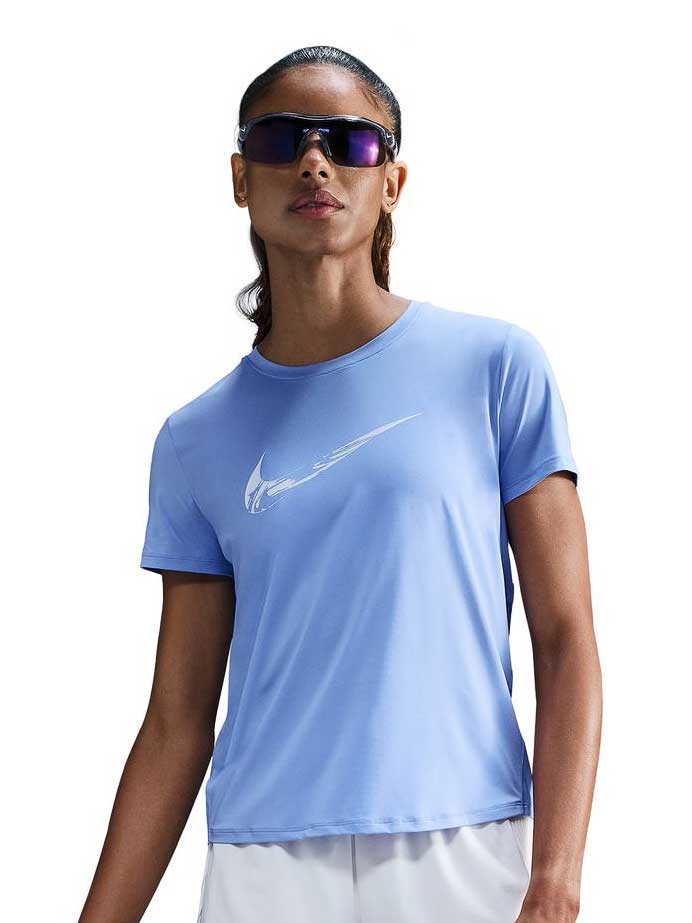 NIKE Тениска W NK ONE SWOOSH HBR DF SS TOP
